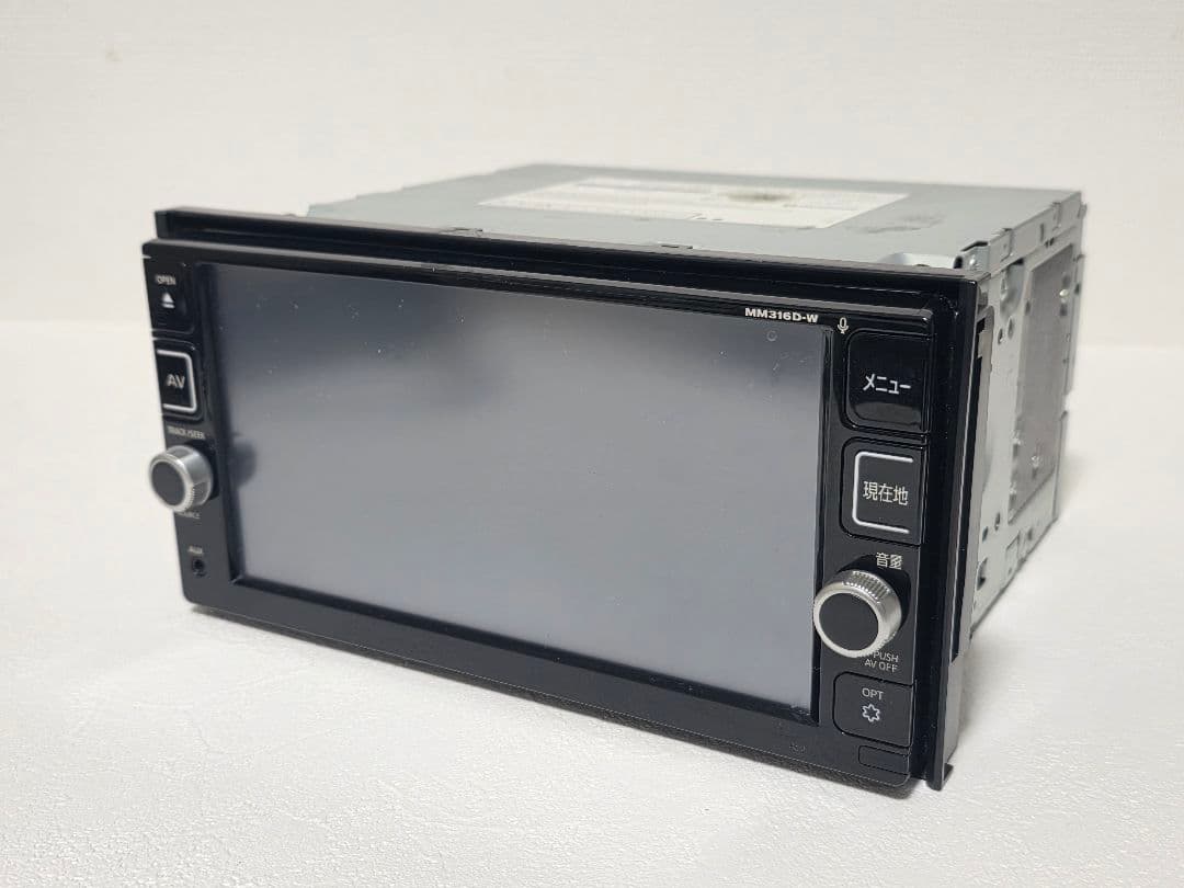 日産純正ナビ MM316D-W Bluetooth CD DVD フルセグTV