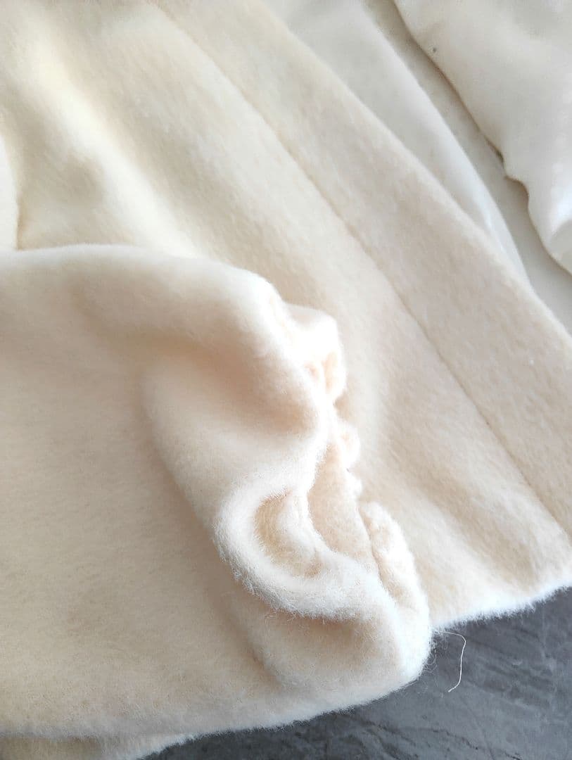 TO BE SHICフォックスファーベルスリーブジャケット☆アルパカ混FOXEY