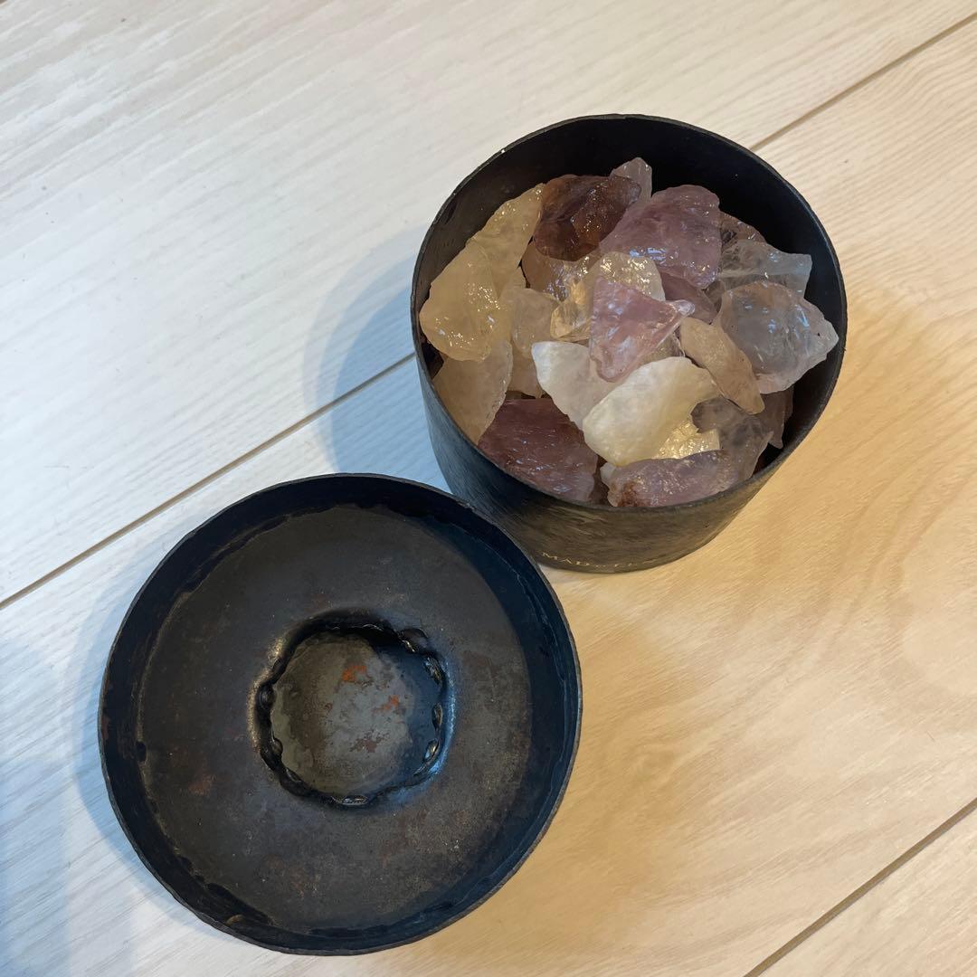 MADetLEN ポットポプリ 天然石ローズmini