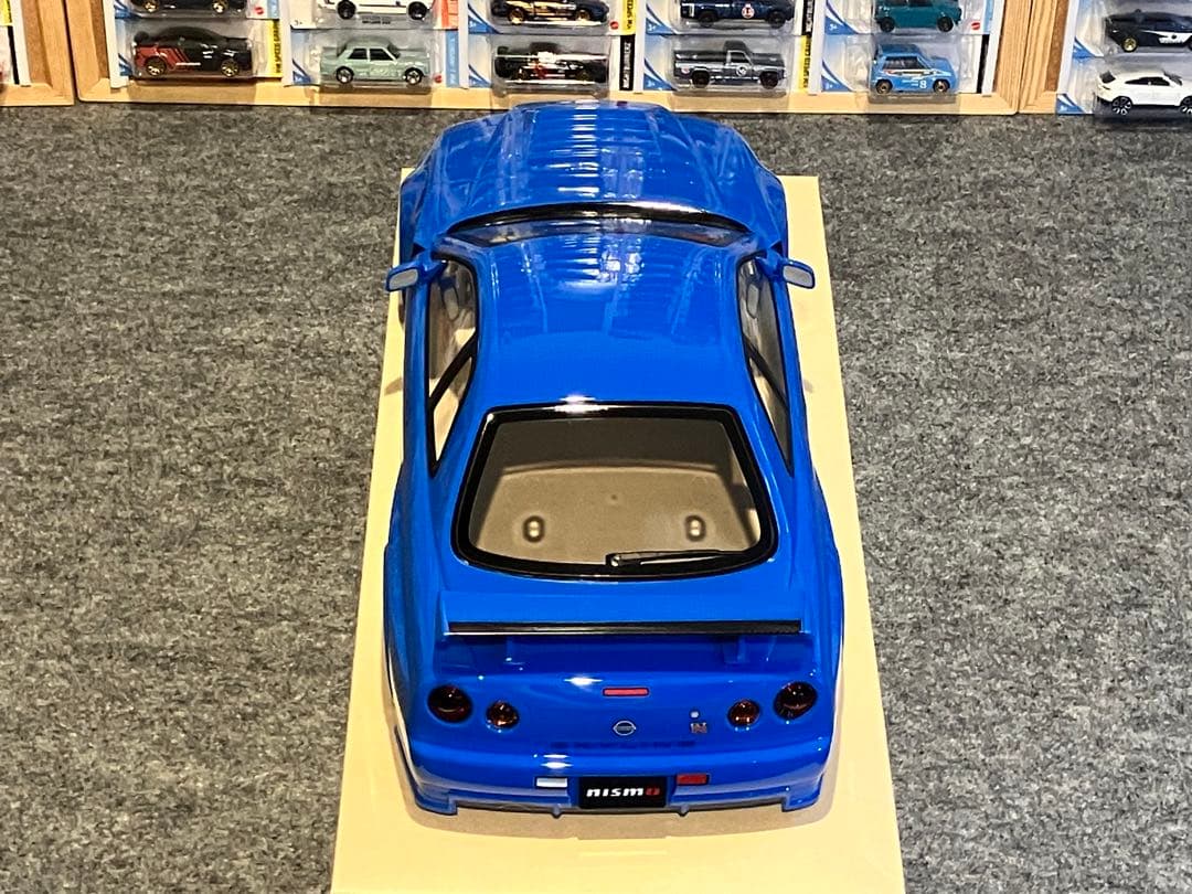 タミヤラジコン日産スカイラインGT-R R34塗装済 スペアボディ ブリリアント