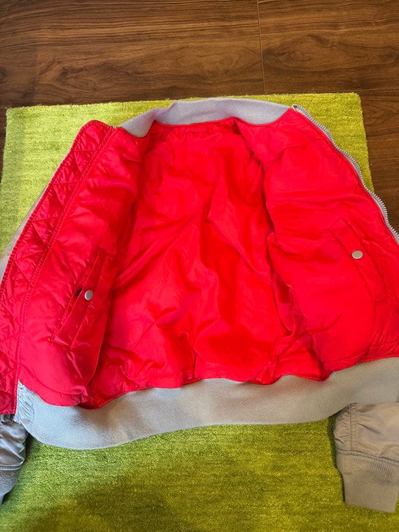 ALPHA アルファMA-1 フライトジャケット グレー