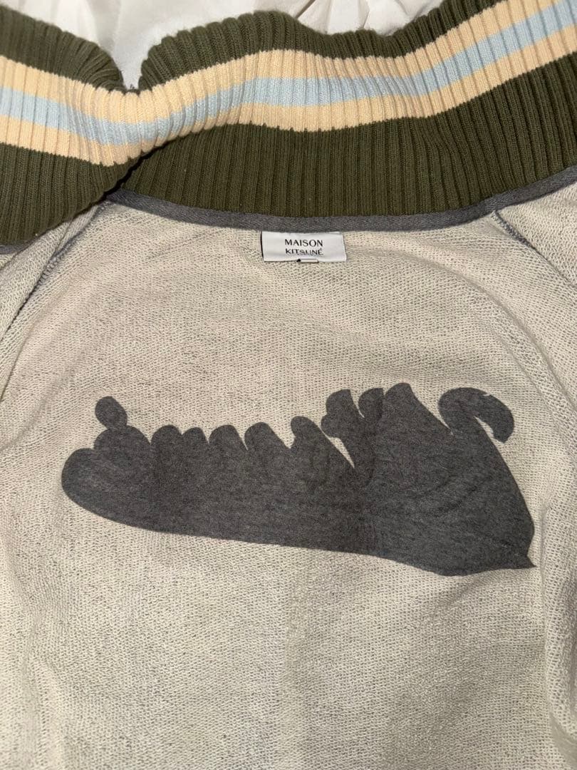 maison kitsune スウェット　ボンバージャケット