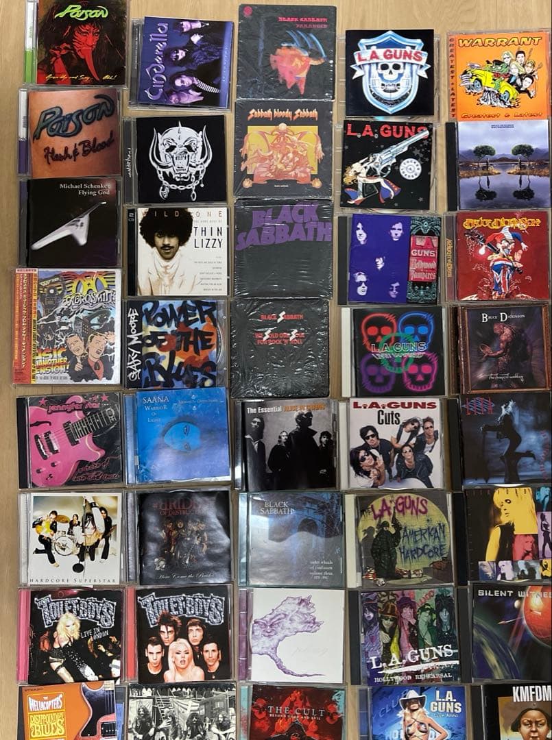 激安！洋楽メタル、ハードロックCD60枚まとめ売り！