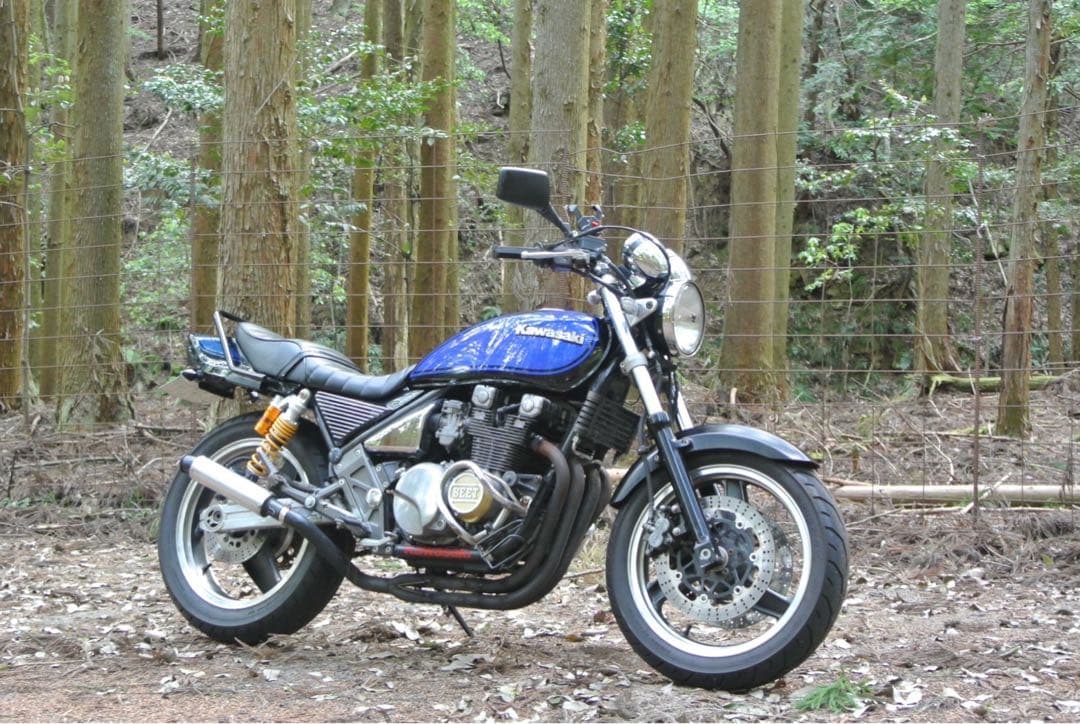 ゼファー400 4-2-1マフラー メーカー不明