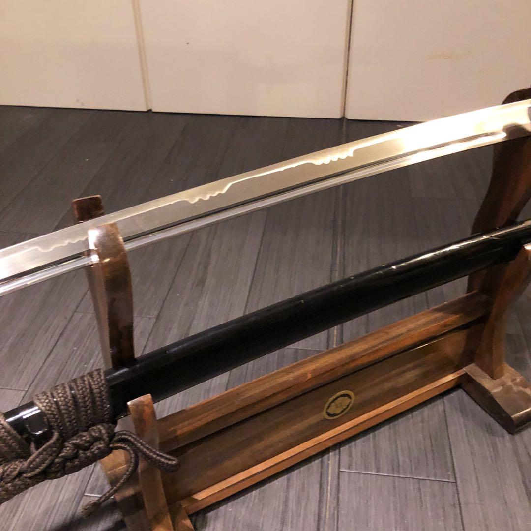 高級模造刀　居合刀　樋入り刀身　茶拵え　亜合金刀身