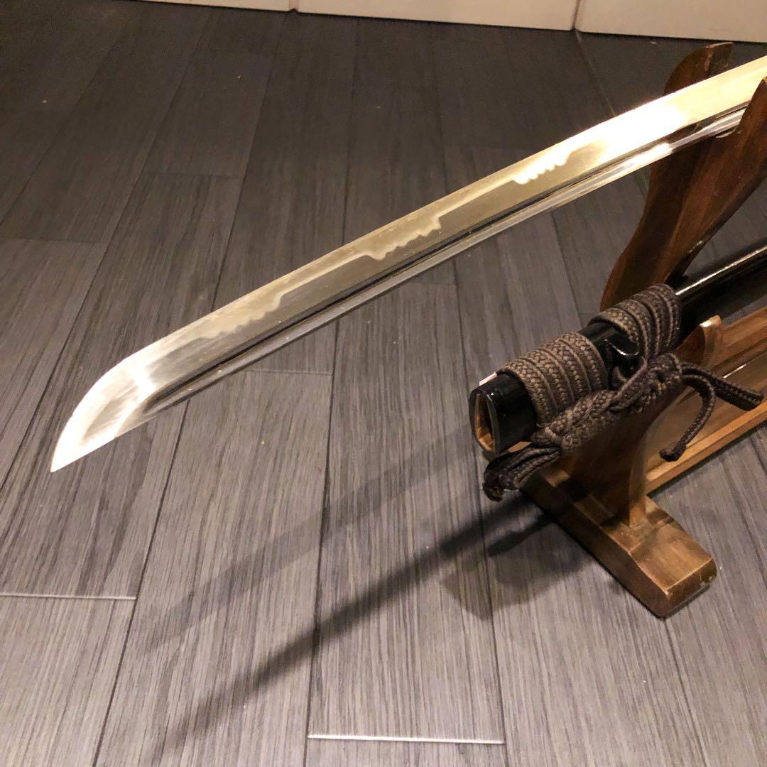 高級模造刀　居合刀　樋入り刀身　茶拵え　亜合金刀身