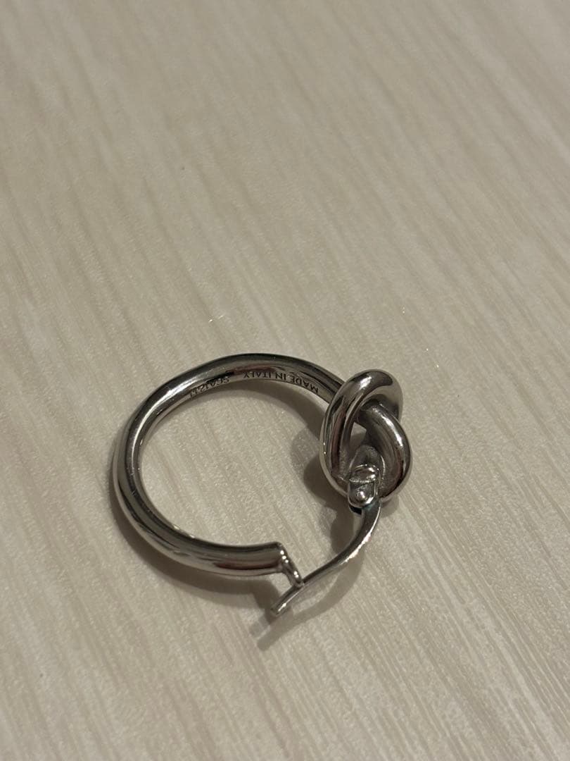 CELINE シルバー ピアス 片耳