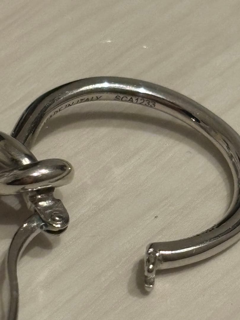 CELINE シルバー ピアス 片耳