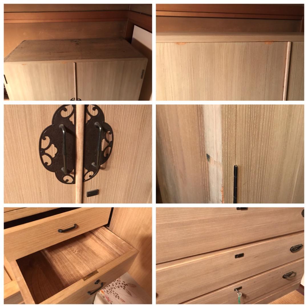 2*1様 引き取り限定 箪笥 伝統工芸 桐 桐箪笥 衣装 着物 元値100万 箪