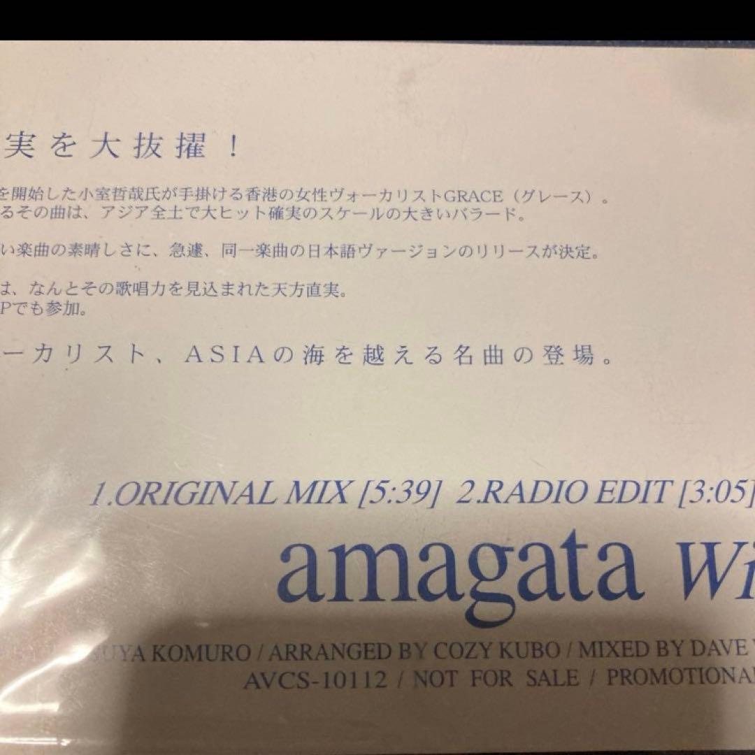 天方直美 プロモーション　オンリー盤 小室哲哉 8センチシングル8cm 邦楽CD