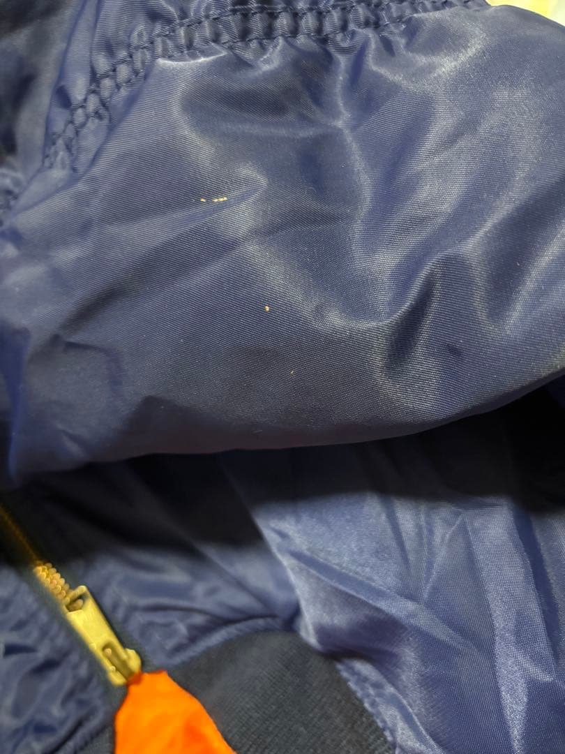 BOSS COFFEE MA-1ジャケット ネイビー