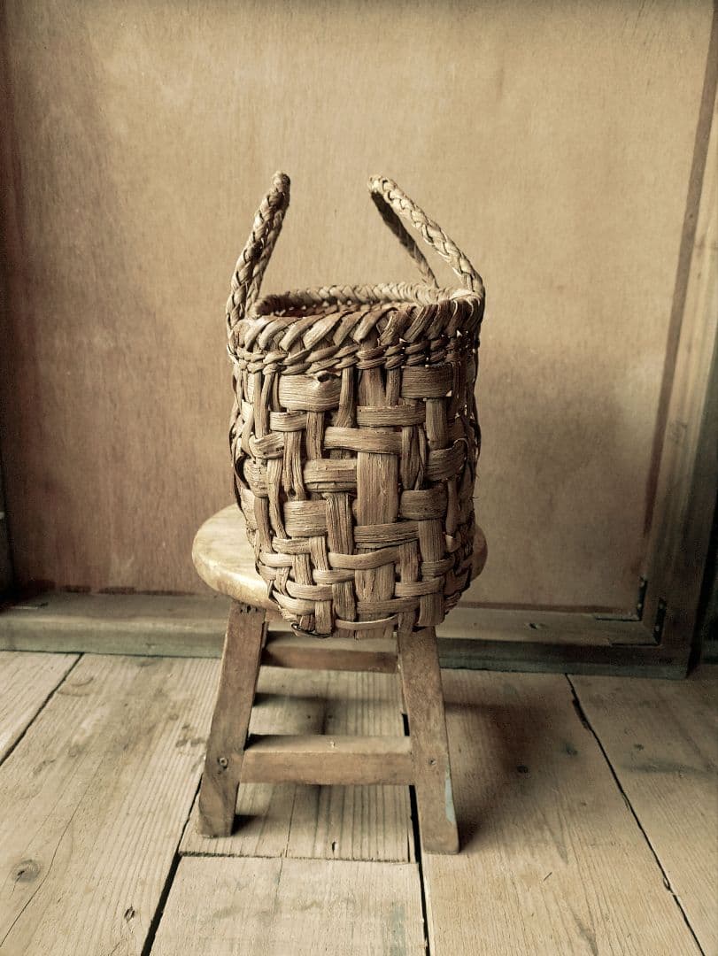 ぱ*ぽ様 信州安曇野の山葡萄かごバック 里山手仕事