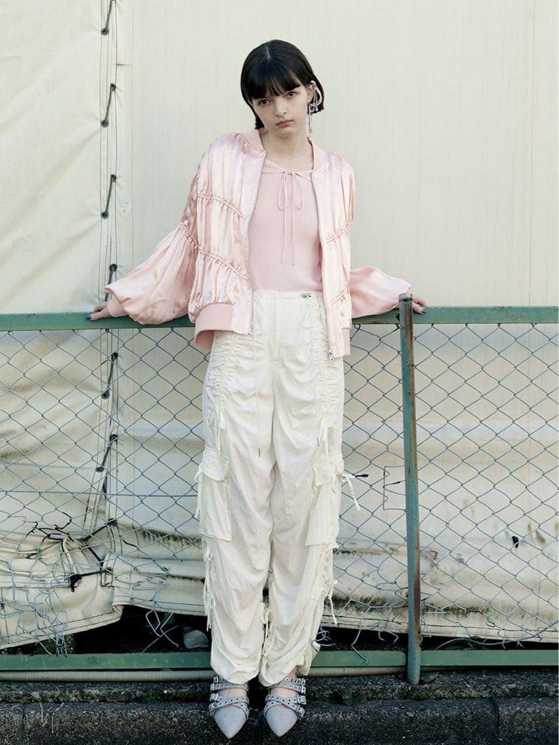 美品✨ FURFUR リボンディテールカーゴパンツ