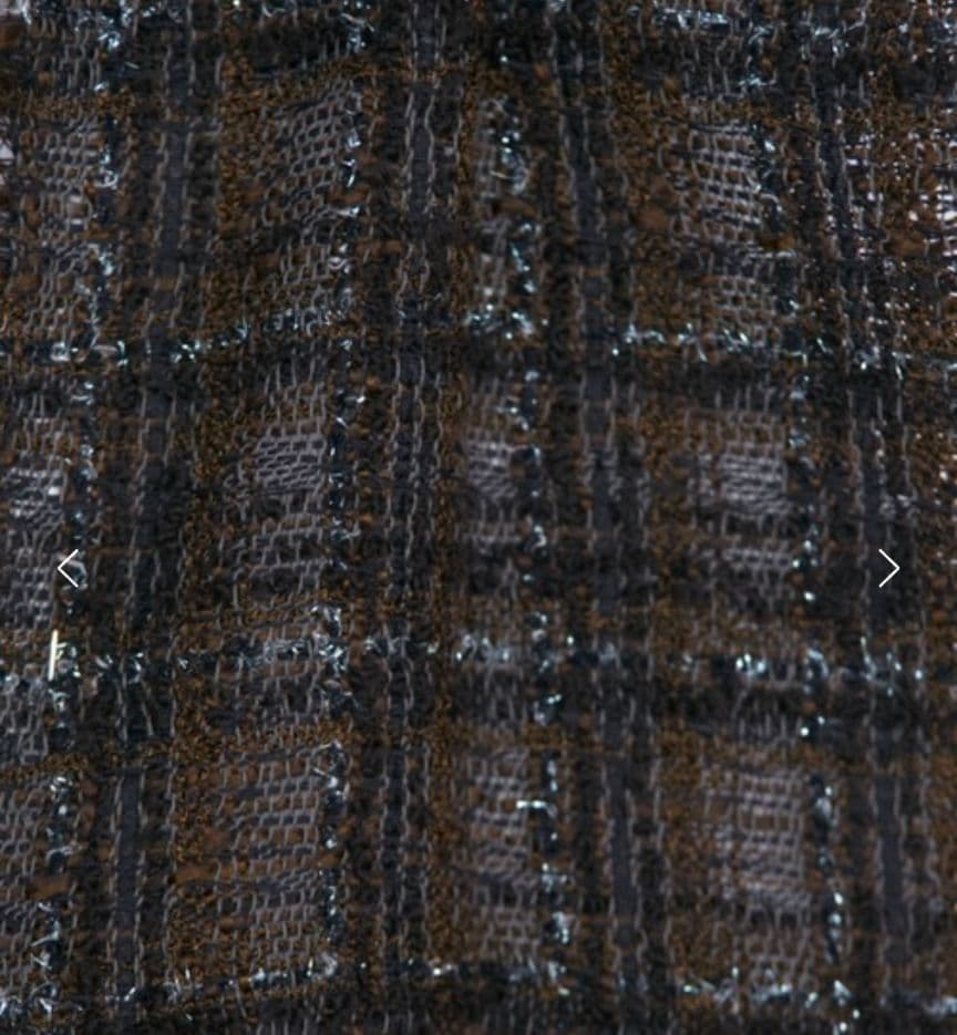 大きいサイズ17号　日本製INEDイネドノーカラーチェックジャケット