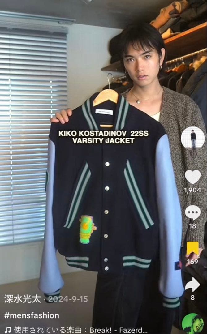 ジャケット・アウター KIKO KOSTADINOV 22SS varsity jacket