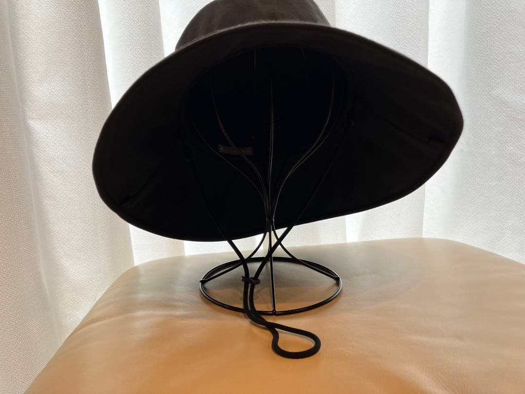 新品　試着のみ　サンバリア　黒　ウィンドハット　Lサイズ