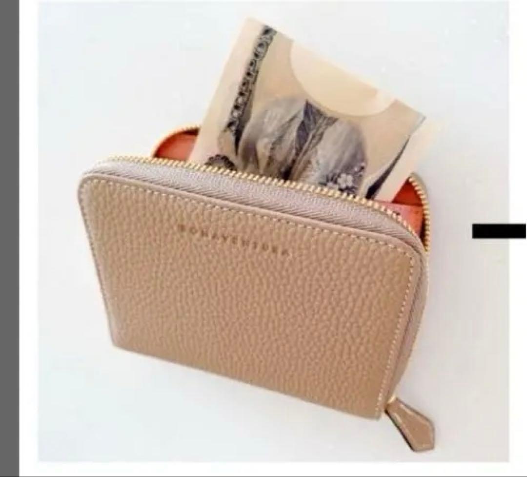 完売品 BONAVENTURA スモール ラウンドジップ ウォレット 黒