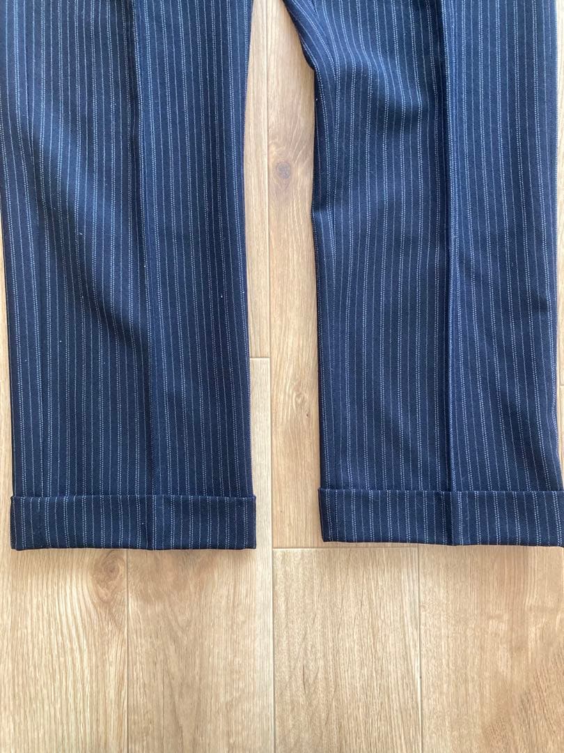 RRL イタリー製ウールストライプ2Pスーツ