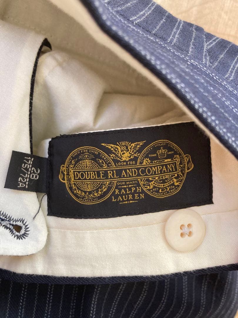 RRL イタリー製ウールストライプ2Pスーツ