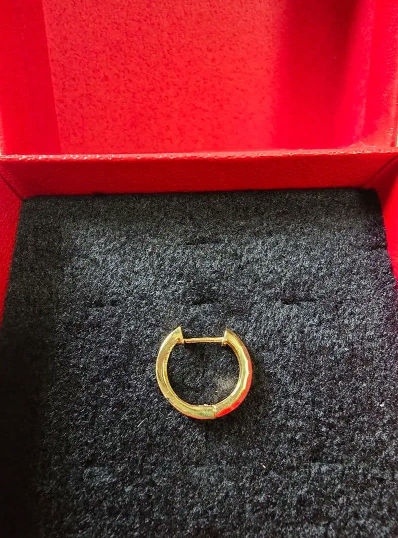 アトラス　K18　ピアス　片方　18金 エテ アガット 14K