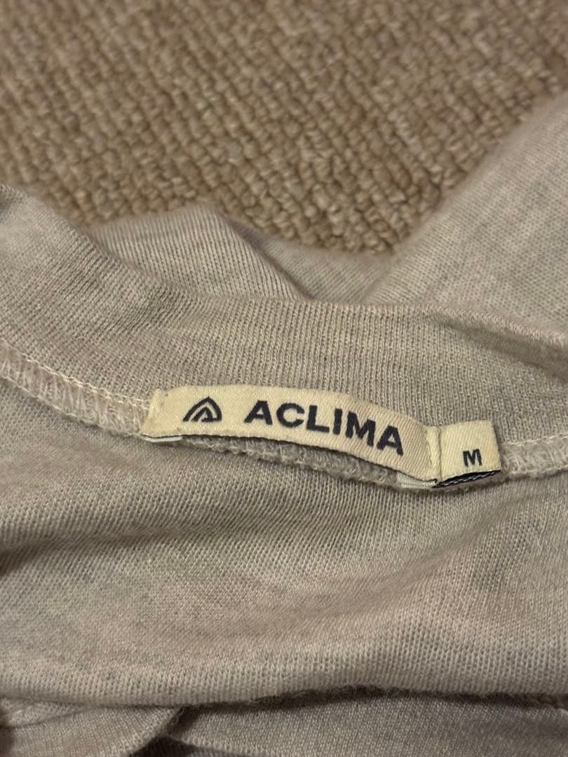 [and T] ACLIMA アクリマ グランダッドシャツ　M