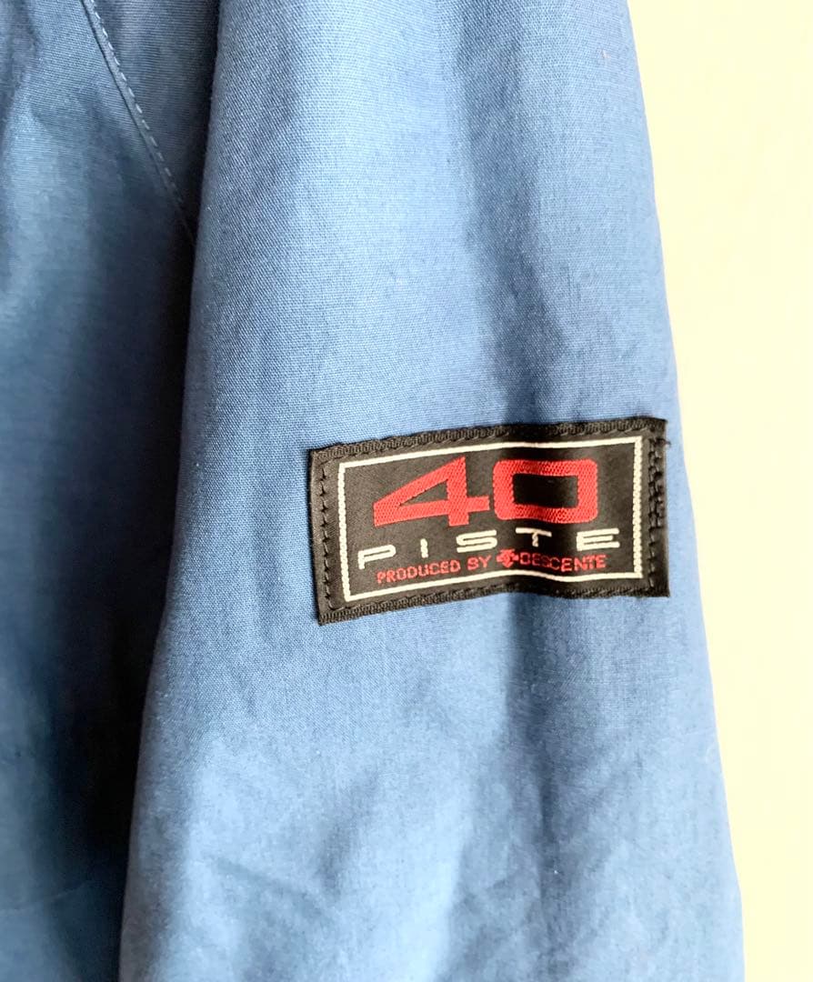 昭和レトロ DESCENTEデサント スキーウェア スノボ ジャケットデニム②