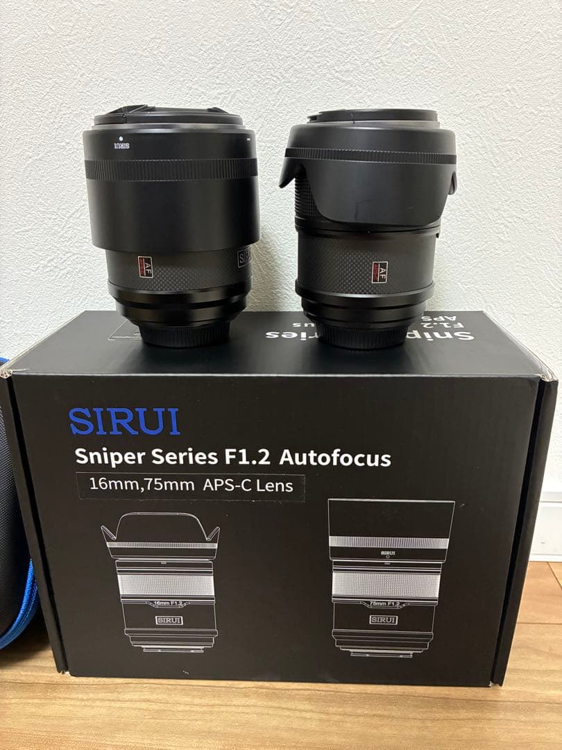 値下げ【美品】SIRUI 16mm 75mm f1.2レンズセット