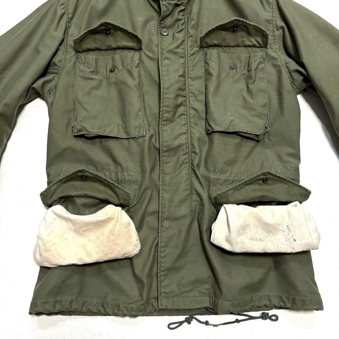 60s M-R 2nd 米軍実物 M-65フィールドジャケット グレーライナー