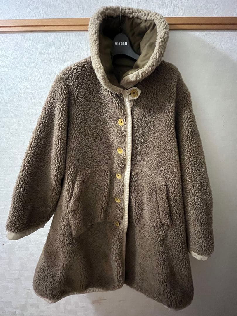 R45RPM サテン×ボア　908 リバーシブルコート