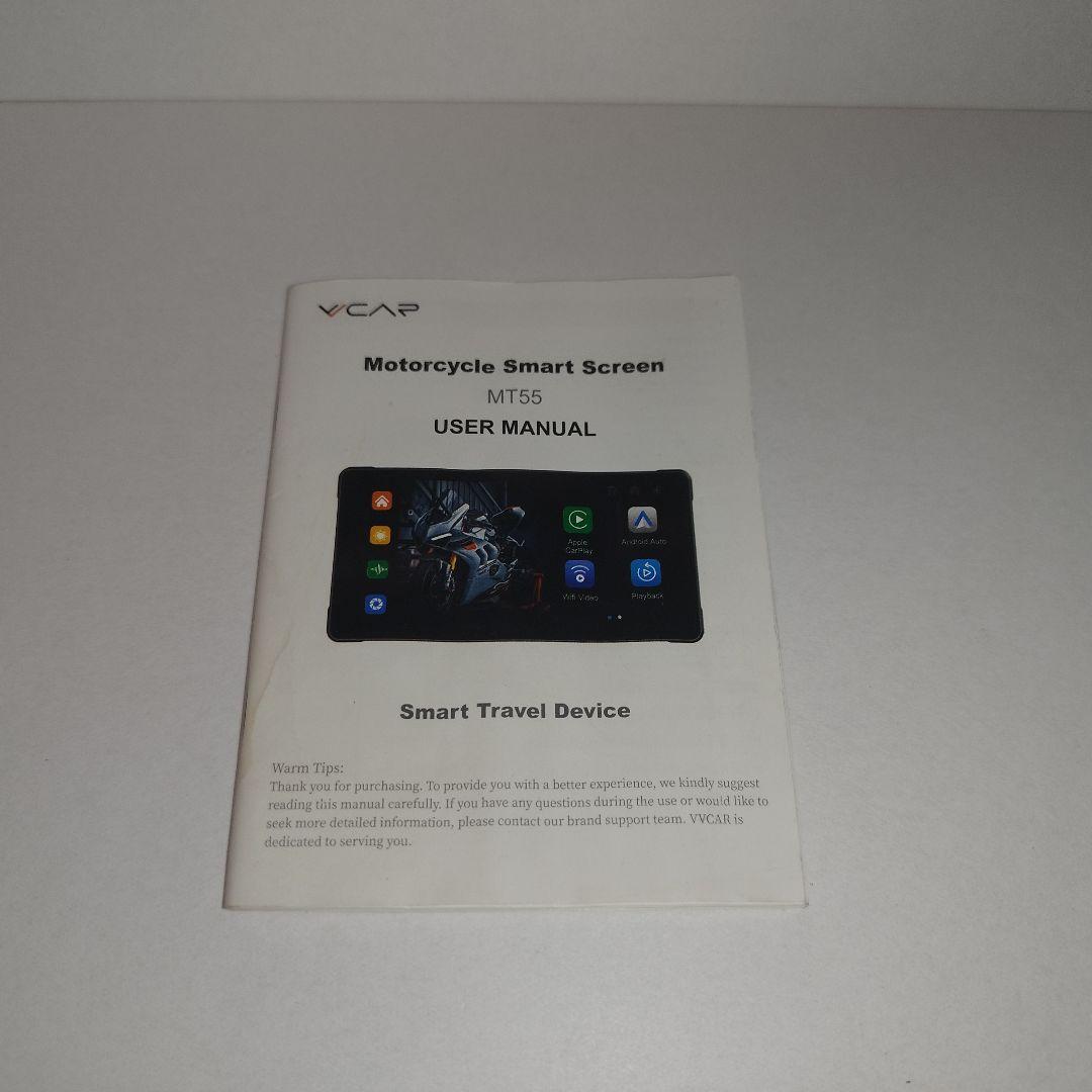 【美品】VVCAR MT55 バイク用ドライブレコーダー 5.5インチ