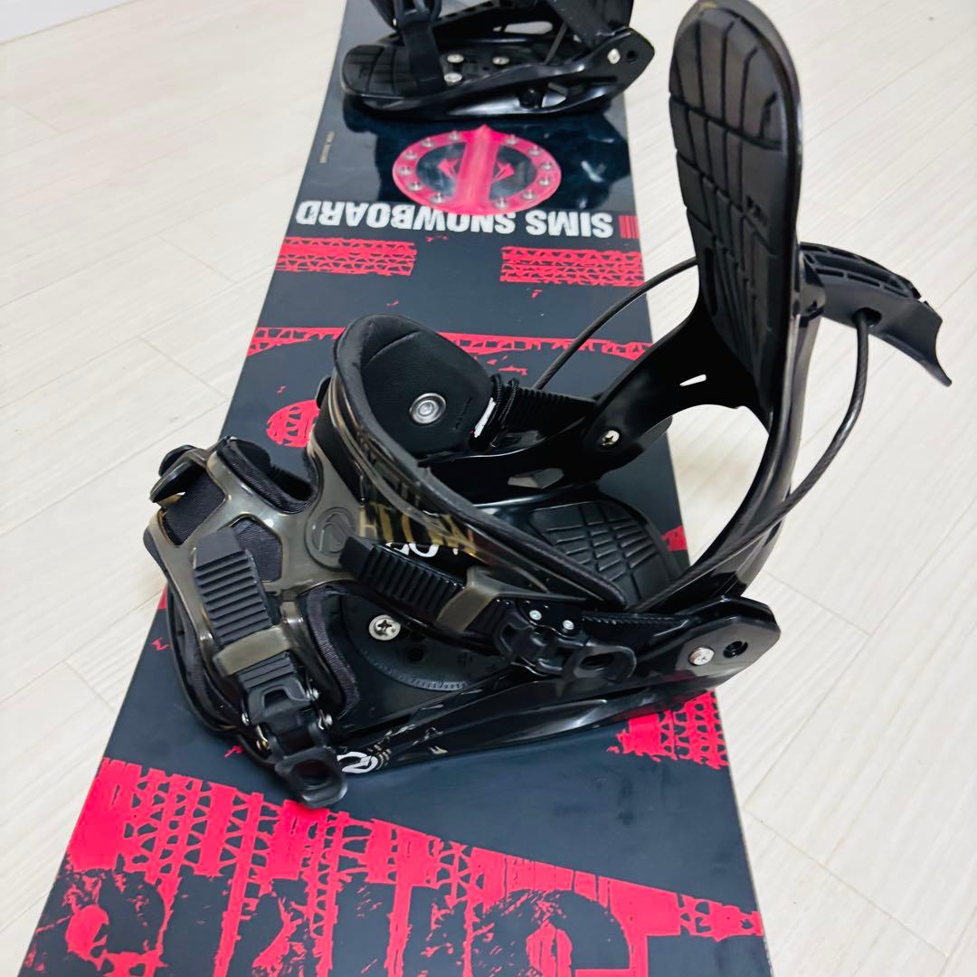 SIMS CLASH 155 Flow FLITE スノーボード　セット