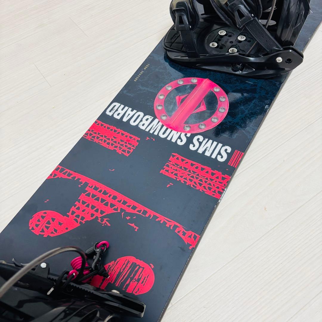 SIMS CLASH 155 Flow FLITE スノーボード　セット