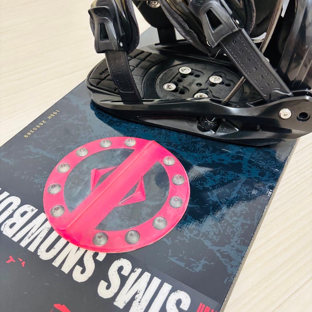 SIMS CLASH 155 Flow FLITE スノーボード　セット