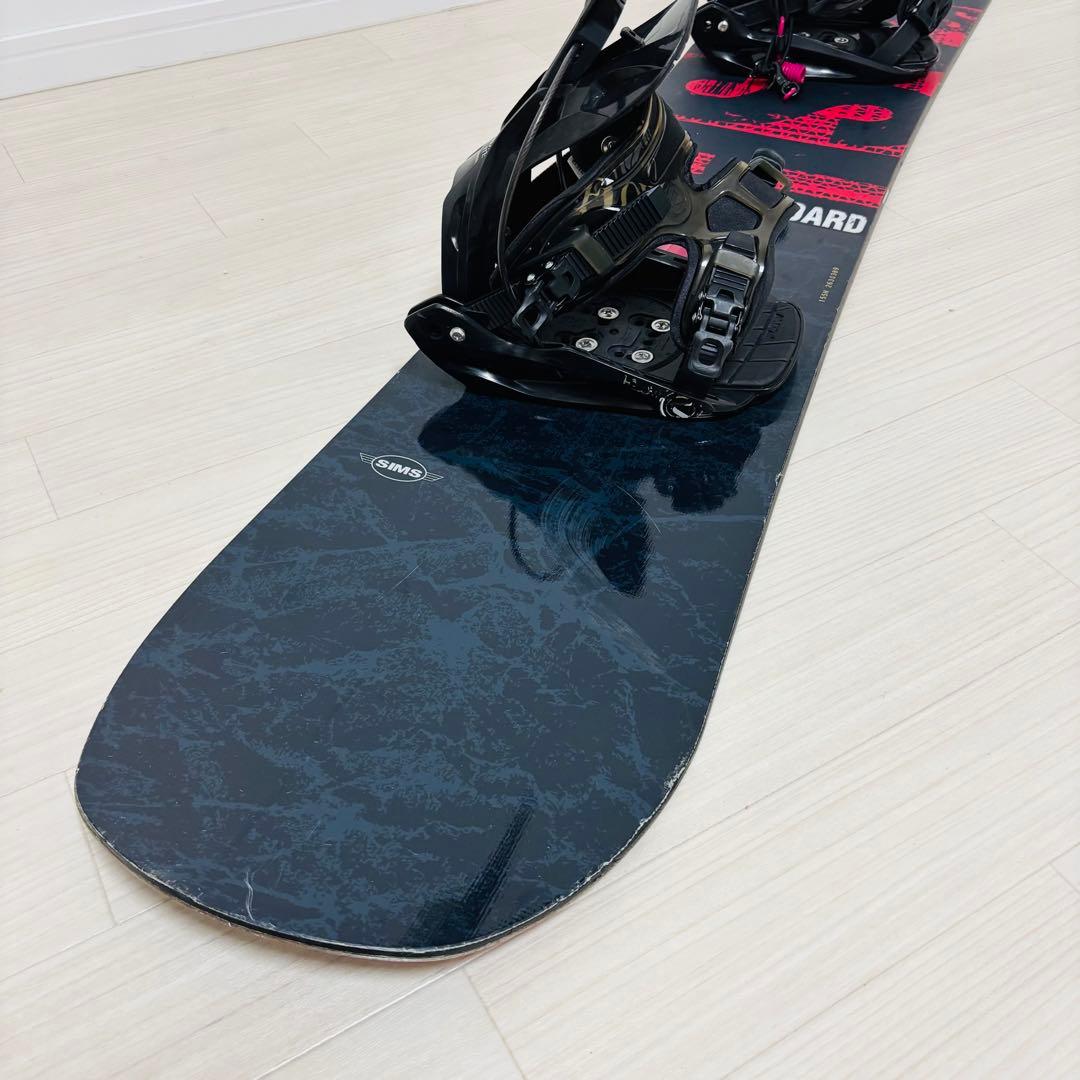 SIMS CLASH 155 Flow FLITE スノーボード　セット