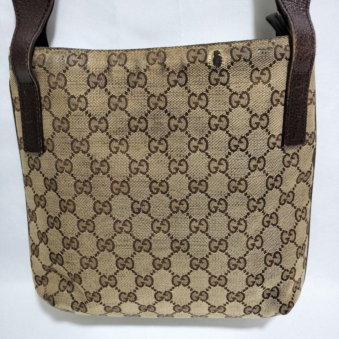 GUCCI GGパターン ショルダーバッグ　キャンバス　斜め掛け