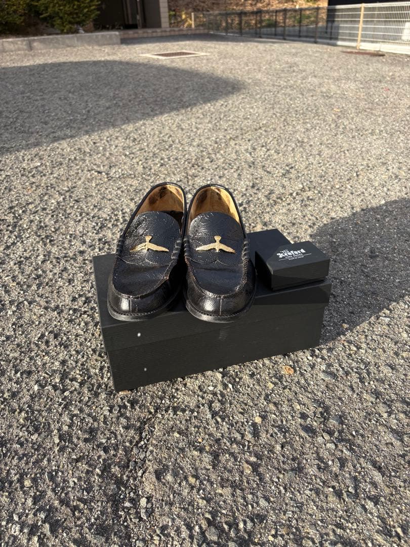 最終値下げ　kenford ペイズリーローファー　全面