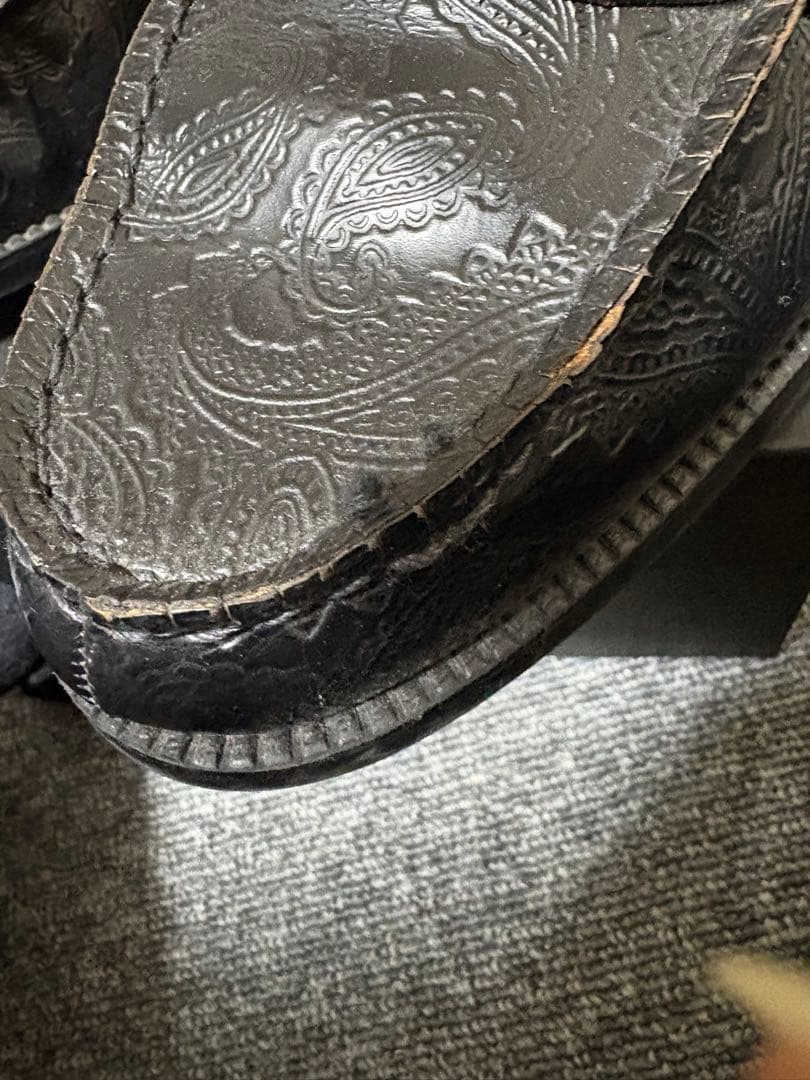 最終値下げ　kenford ペイズリーローファー　全面