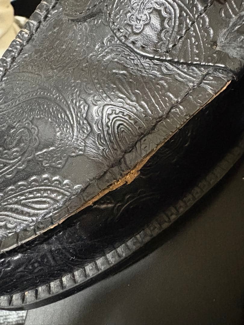 最終値下げ　kenford ペイズリーローファー　全面