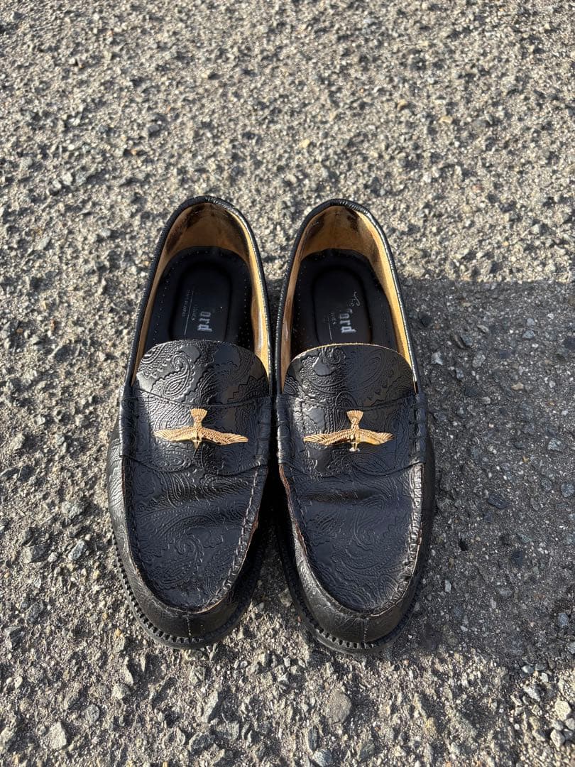 最終値下げ　kenford ペイズリーローファー　全面