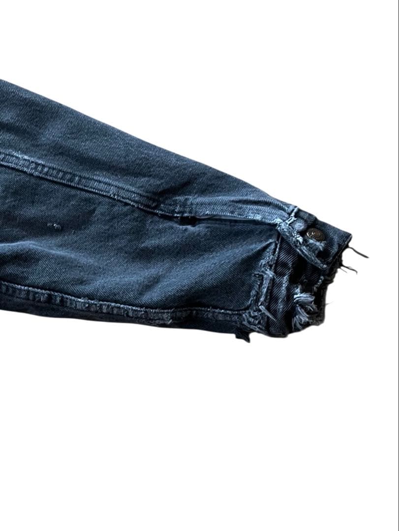 vintage us製LEVI'Sリーバイス裏ボアトラッカージャケット黒S