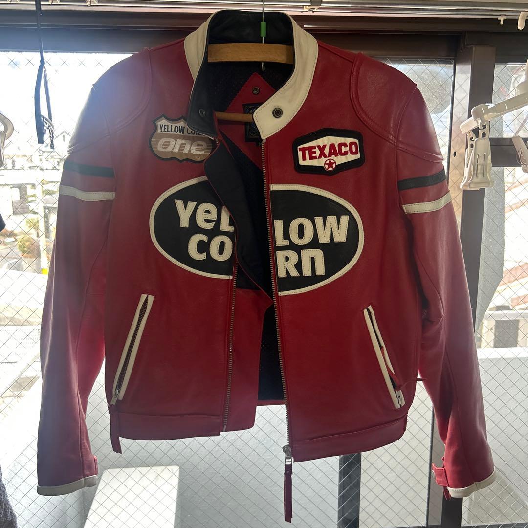 d*2様 Yellow Corn Chute Shock レザージャケット Mサ