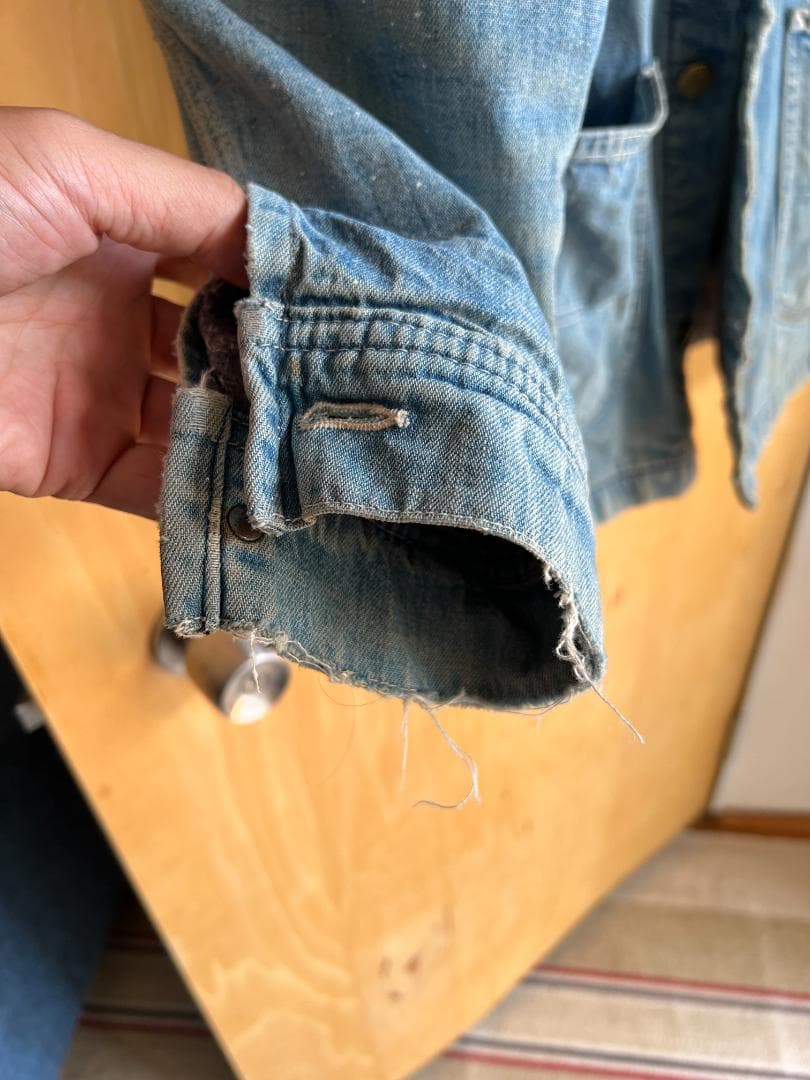 80s Lee 81-LJ デニム カバーオール ブランケット付 アメリカ製