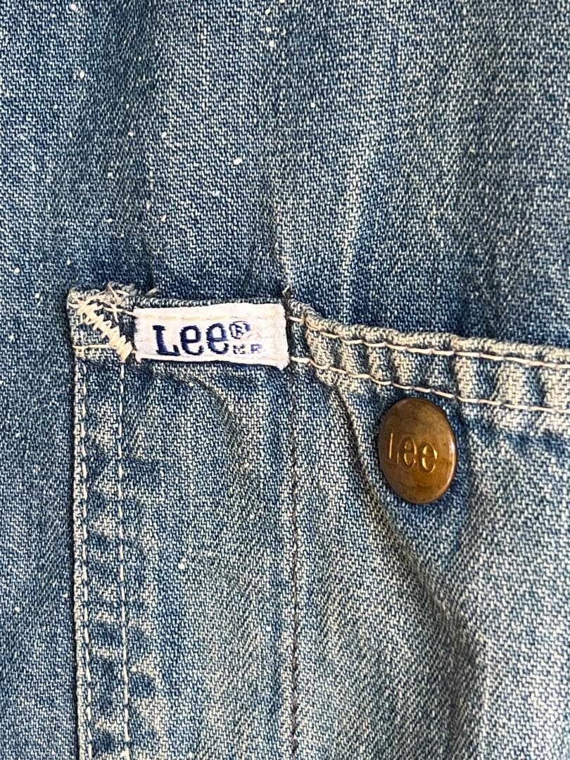 80s Lee 81-LJ デニム カバーオール ブランケット付 アメリカ製