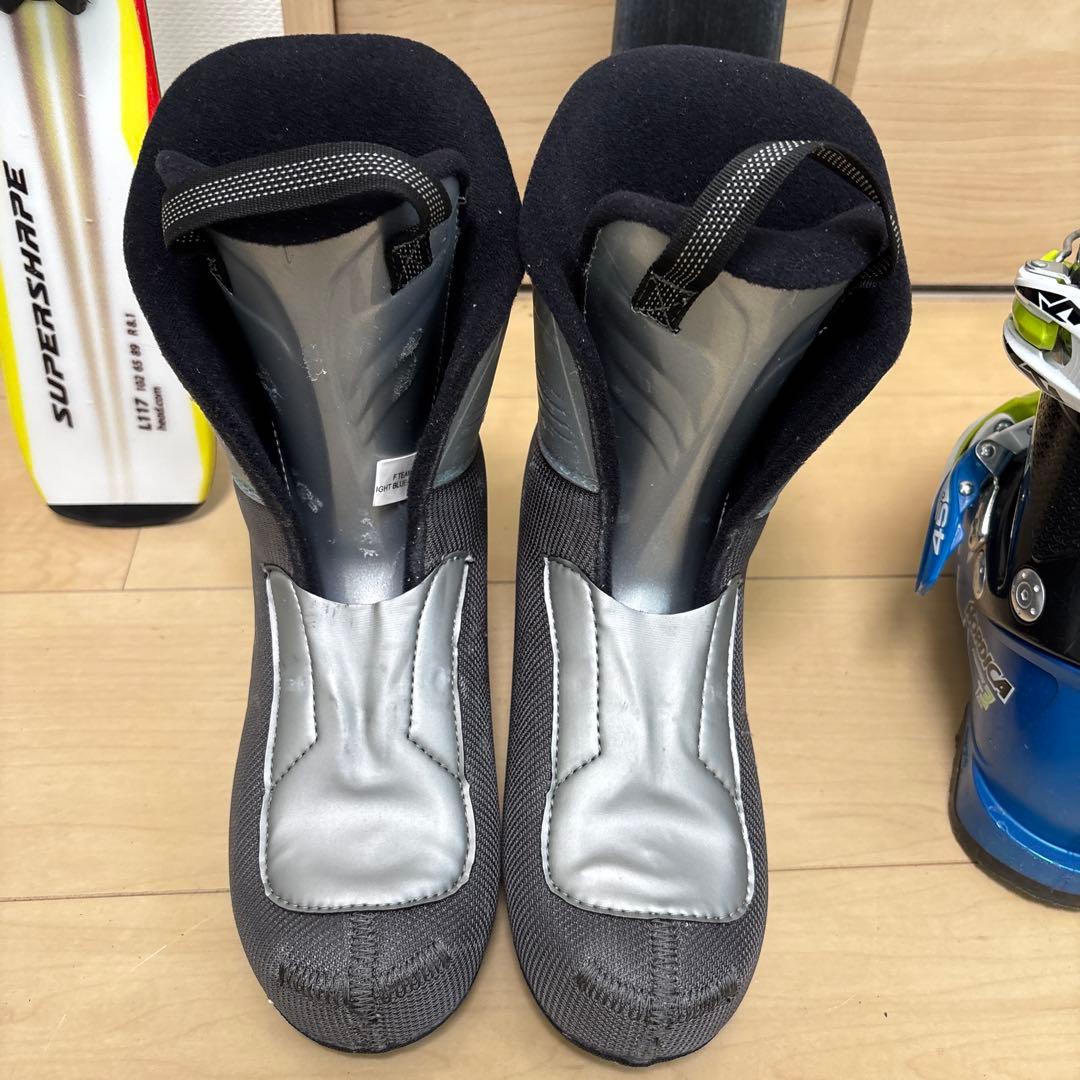 男の子　ジュニアスキーセット　head 117cm 22-22.5cmブーツ付