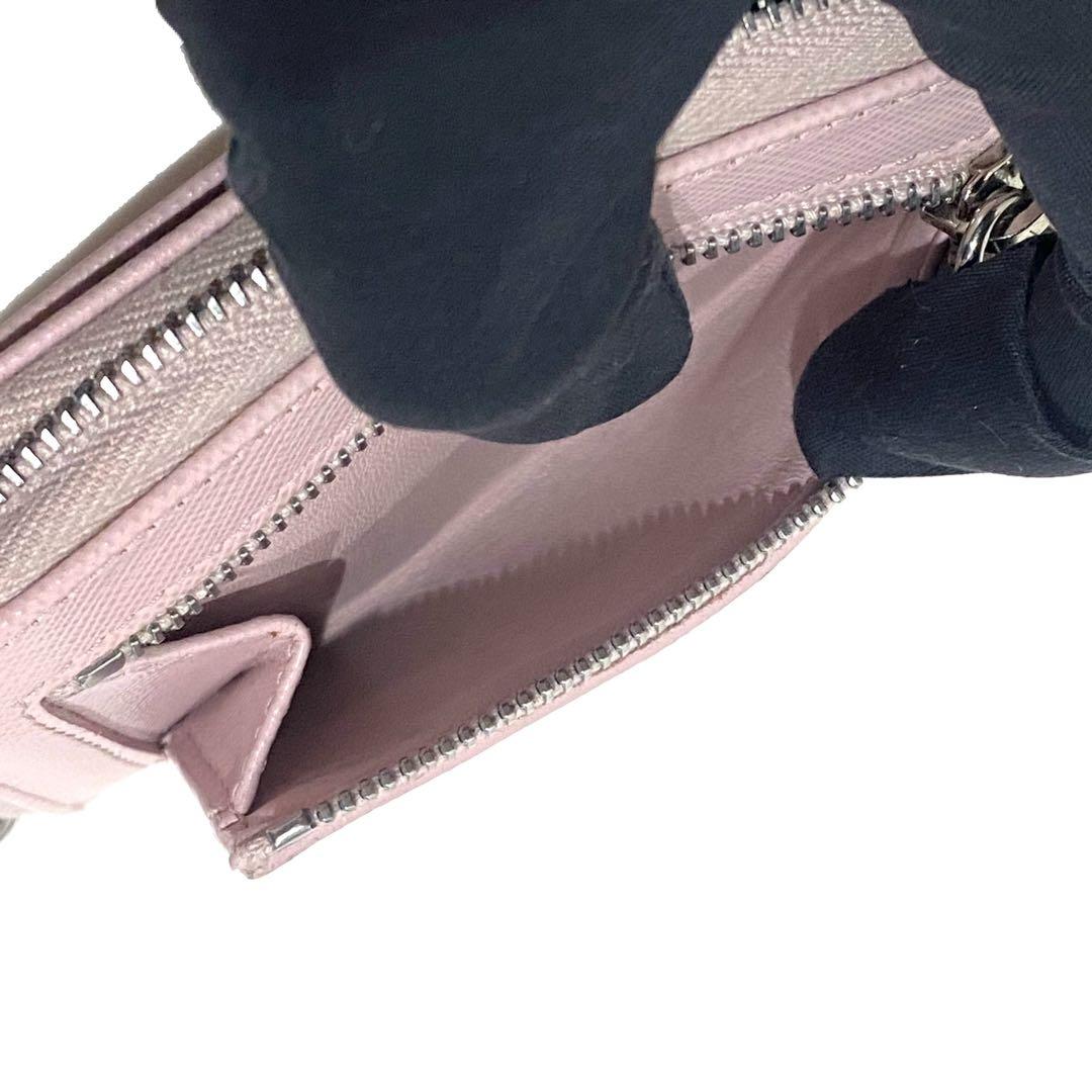 PRADA プラダ ケース キーケース サフィアーノ 1PP122 ピンク