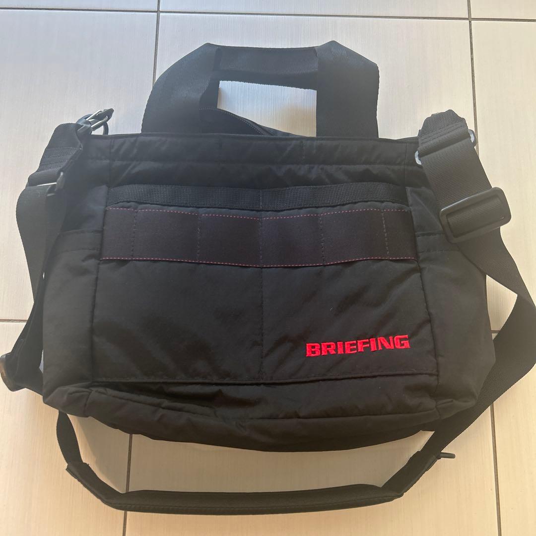 BRIEFING ブラック ミニバッグ