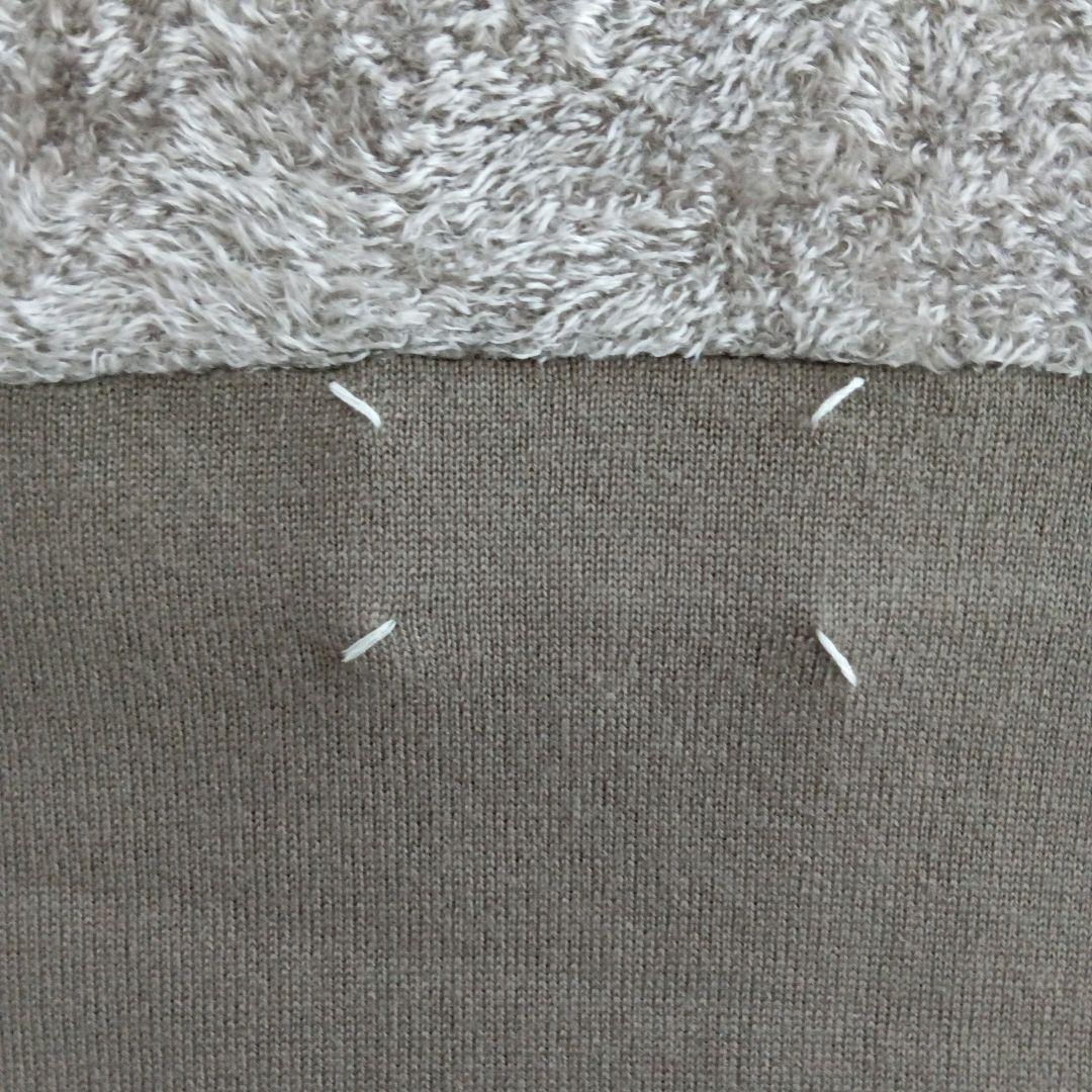 Maison Margiela 異素材ドルマンニットワンピース