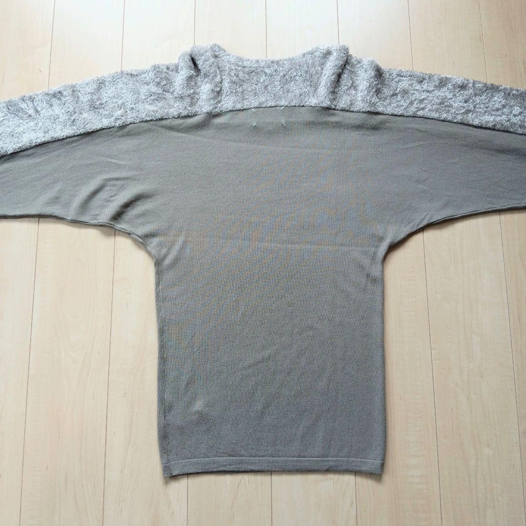 Maison Margiela 異素材ドルマンニットワンピース