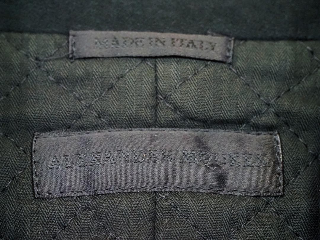 ヴィンテージ05AWアーカイブ アレキサンダーマックィーン 中綿ピーコート46