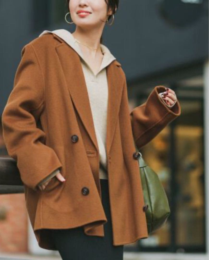 Noble　Super160sチェスターミドルコート 38